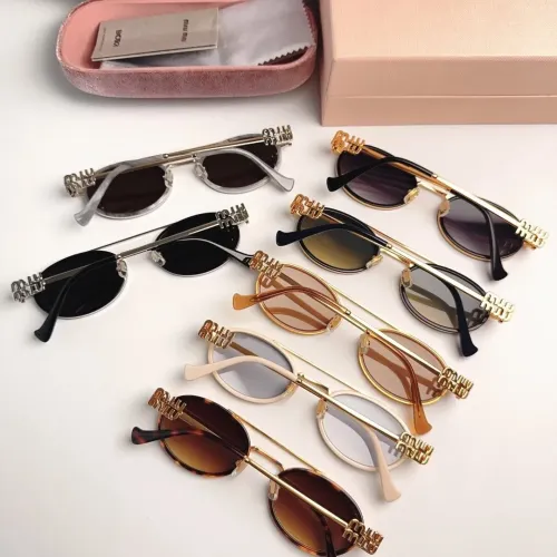 Replica MIU MIU AAA Quality Sunglasses #1434810 $60.00 USD for Wholesale