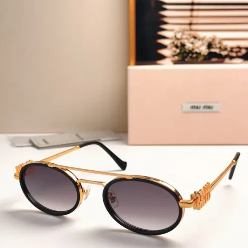 Cheap MIU MIU AAA Quality Sunglasses #1434814, $$60.00 USD On MIU MIU AAA Sunglasses