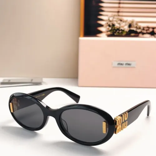 Cheap MIU MIU AAA Quality Sunglasses #1434817, $$60.00 USD On MIU MIU AAA Sunglasses