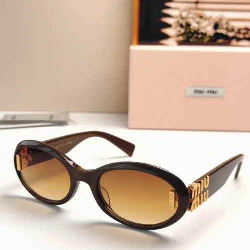 Cheap MIU MIU AAA Quality Sunglasses #1434818, $$60.00 USD On MIU MIU AAA Sunglasses