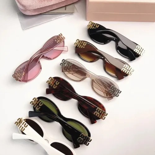 Replica MIU MIU AAA Quality Sunglasses #1434821 $60.00 USD for Wholesale