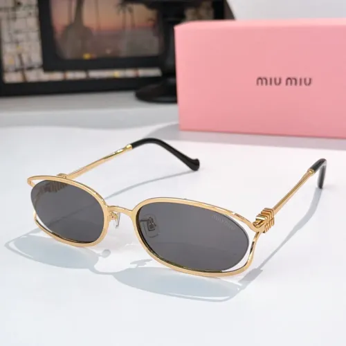 Cheap MIU MIU AAA Quality Sunglasses #1434830, $$60.00 USD On MIU MIU AAA Sunglasses