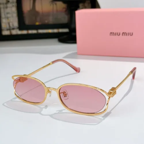 Cheap MIU MIU AAA Quality Sunglasses #1434835, $$60.00 USD On MIU MIU AAA Sunglasses