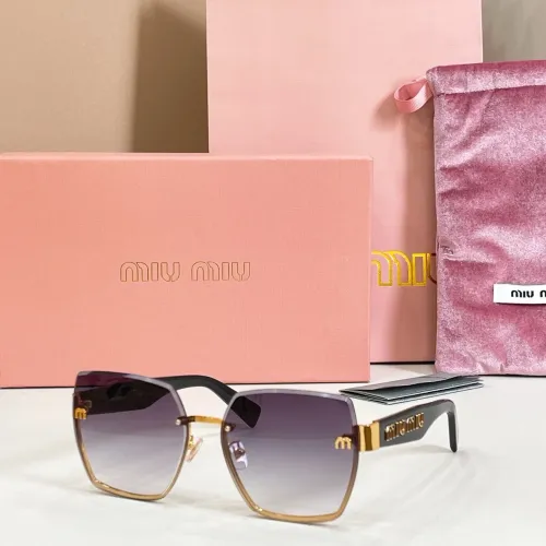 Cheap MIU MIU AAA Quality Sunglasses #1434843, $$64.00 USD On MIU MIU AAA Sunglasses