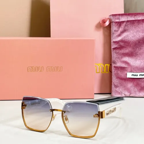 Cheap MIU MIU AAA Quality Sunglasses #1434844, $$64.00 USD On MIU MIU AAA Sunglasses