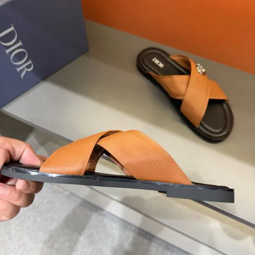 Replica Christian Dior Slippers For Men #1434863 $52.00 USD for Wholesale