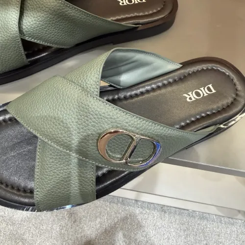 Replica Christian Dior Slippers For Men #1434864 $52.00 USD for Wholesale