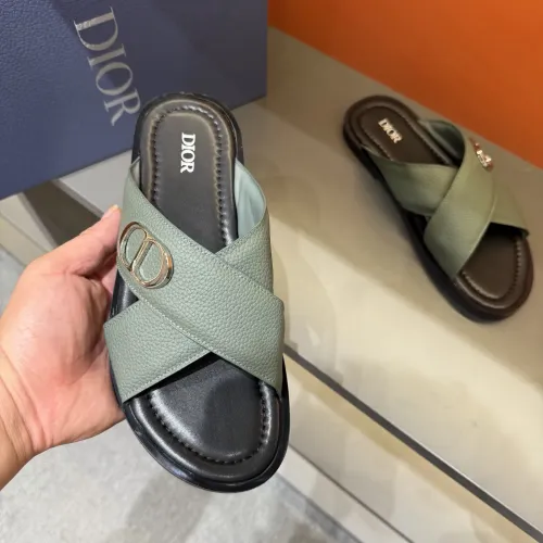 Replica Christian Dior Slippers For Men #1434864 $52.00 USD for Wholesale