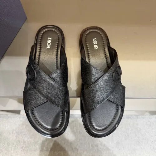Replica Christian Dior Slippers For Men #1434866 $52.00 USD for Wholesale