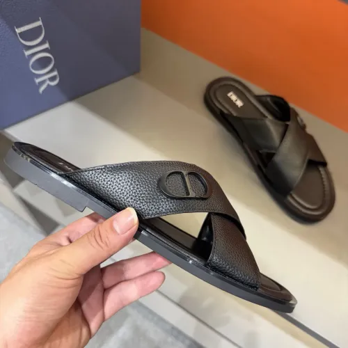 Replica Christian Dior Slippers For Men #1434866 $52.00 USD for Wholesale