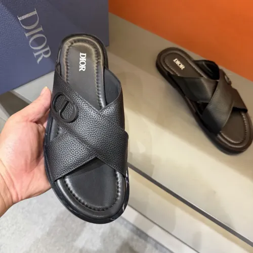 Replica Christian Dior Slippers For Men #1434866 $52.00 USD for Wholesale