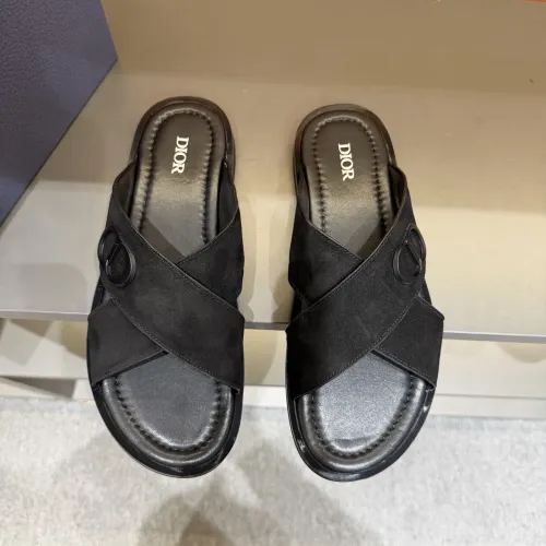 Replica Christian Dior Slippers For Men #1434867 $52.00 USD for Wholesale