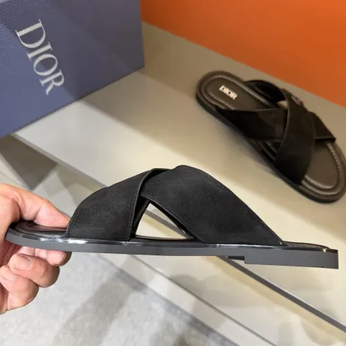 Replica Christian Dior Slippers For Men #1434867 $52.00 USD for Wholesale