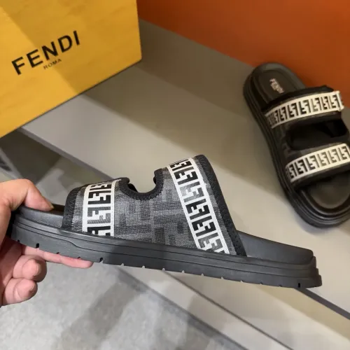 Replica Fendi Slippers For Men #1434868 $60.00 USD for Wholesale