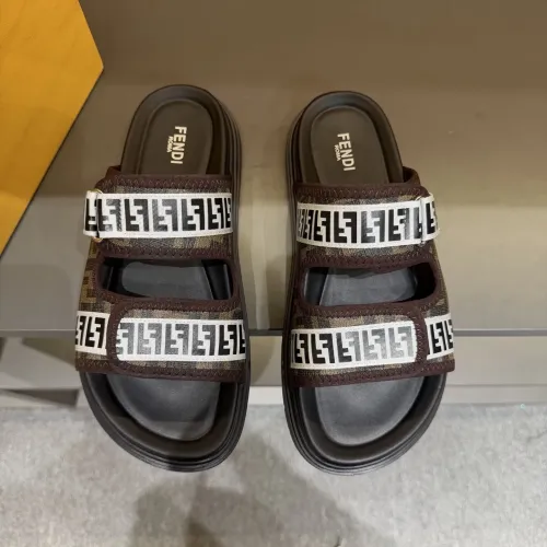 Replica Fendi Slippers For Men #1434869 $60.00 USD for Wholesale