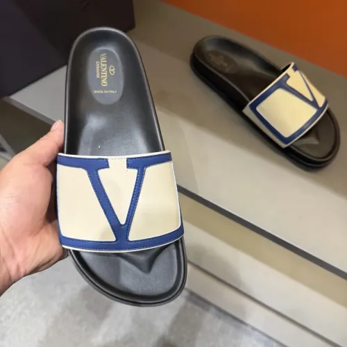 Replica Valentino Slippers For Men #1434872 $52.00 USD for Wholesale