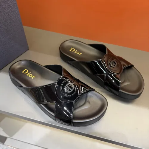 Replica Christian Dior Slippers For Men #1434879 $52.00 USD for Wholesale