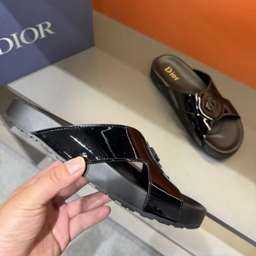 Replica Christian Dior Slippers For Men #1434879 $52.00 USD for Wholesale