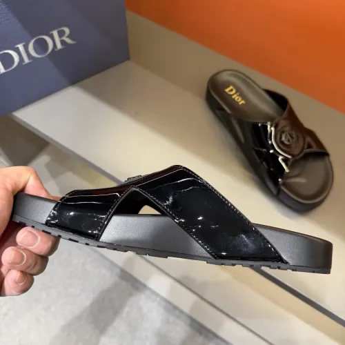 Replica Christian Dior Slippers For Men #1434879 $52.00 USD for Wholesale