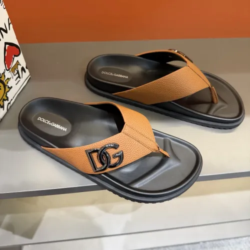 Replica Dolce & Gabbana D&G Slippers For Men #1434887 $52.00 USD for Wholesale