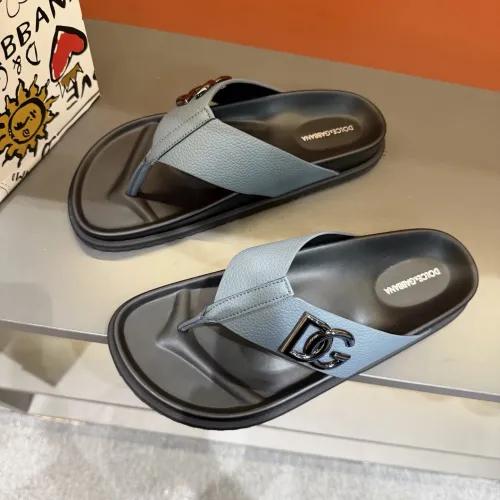 Replica Dolce & Gabbana D&G Slippers For Men #1434890 $52.00 USD for Wholesale