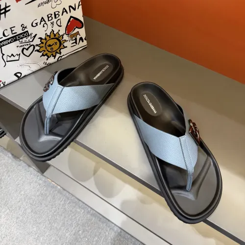 Replica Dolce & Gabbana D&G Slippers For Men #1434890 $52.00 USD for Wholesale