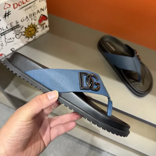 Replica Dolce & Gabbana D&G Slippers For Men #1434891 $52.00 USD for Wholesale
