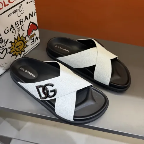 Replica Dolce & Gabbana D&G Slippers For Men #1434895 $52.00 USD for Wholesale