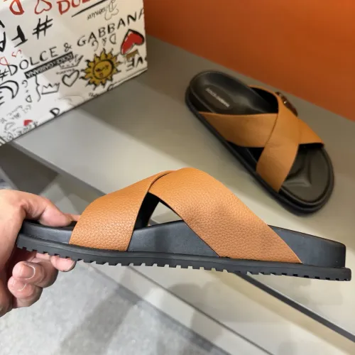 Replica Dolce & Gabbana D&G Slippers For Men #1434897 $52.00 USD for Wholesale