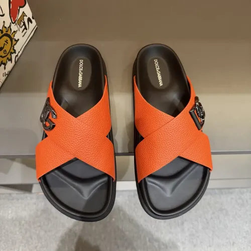 Replica Dolce & Gabbana D&G Slippers For Men #1434898 $52.00 USD for Wholesale