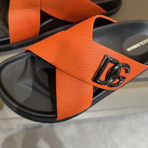 Replica Dolce & Gabbana D&G Slippers For Men #1434898 $52.00 USD for Wholesale
