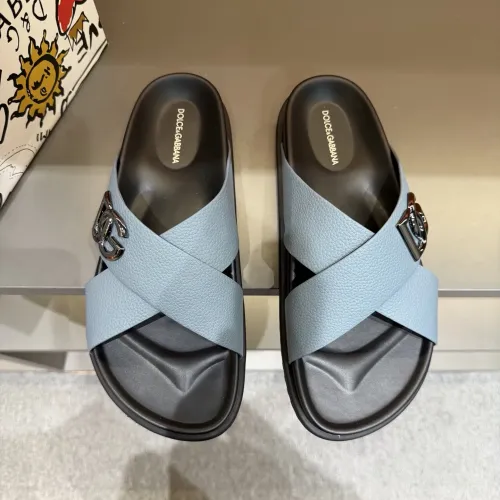 Replica Dolce & Gabbana D&G Slippers For Men #1434900 $52.00 USD for Wholesale