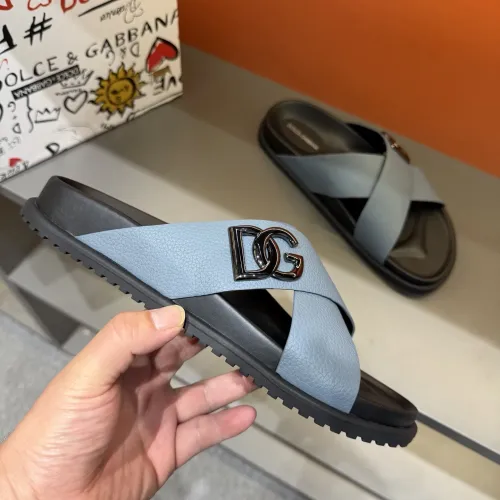 Replica Dolce & Gabbana D&G Slippers For Men #1434900 $52.00 USD for Wholesale