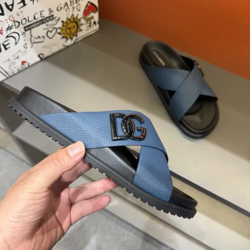 Replica Dolce & Gabbana D&G Slippers For Men #1434901 $52.00 USD for Wholesale