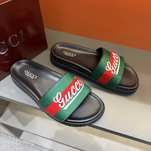 Replica Gucci Slippers For Men #1434907 $52.00 USD for Wholesale