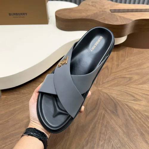 Replica Burberry Slippers For Men #1434920 $85.00 USD for Wholesale