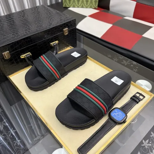 Replica Gucci Slippers For Men #1434937 $45.00 USD for Wholesale