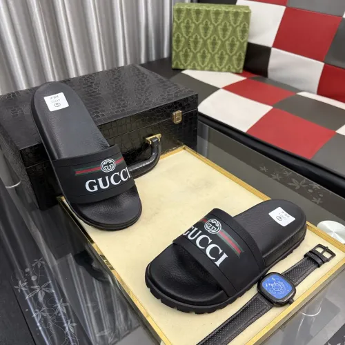 Replica Gucci Slippers For Men #1434950 $48.00 USD for Wholesale