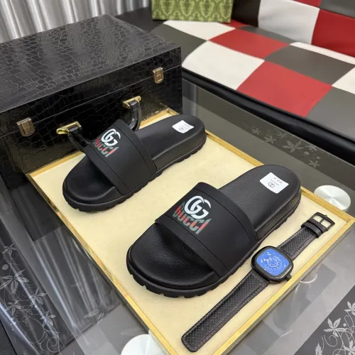 Replica Gucci Slippers For Men #1434961 $48.00 USD for Wholesale