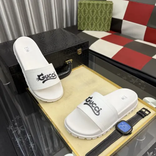Replica Gucci Slippers For Men #1434973 $48.00 USD for Wholesale