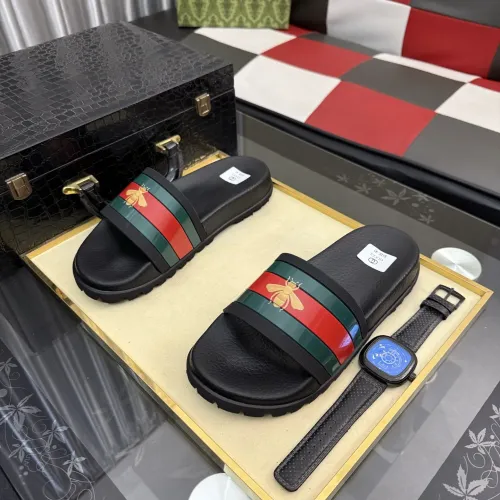 Replica Gucci Slippers For Men #1434978 $48.00 USD for Wholesale