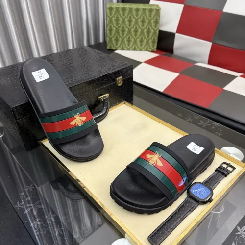 Replica Gucci Slippers For Men #1434978 $48.00 USD for Wholesale