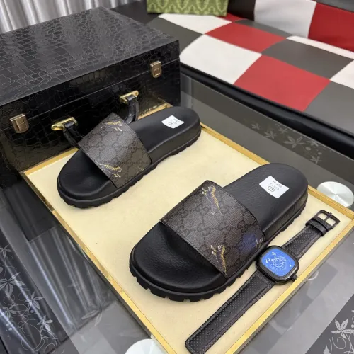 Replica Gucci Slippers For Men #1434996 $48.00 USD for Wholesale