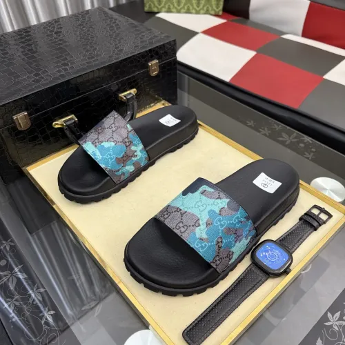 Replica Gucci Slippers For Men #1434998 $48.00 USD for Wholesale
