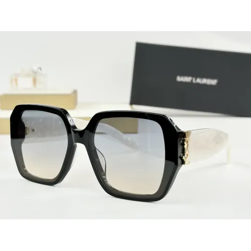 Cheap Yves Saint Laurent YSL AAA Quality Sunglasses #1435037, $$60.00 USD On Yves Saint Laurent YSL AAA Quality Sunglasses