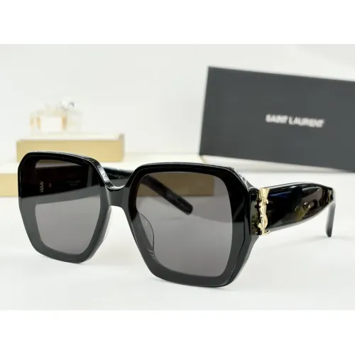Cheap Yves Saint Laurent YSL AAA Quality Sunglasses #1435039, $$60.00 USD On Yves Saint Laurent YSL AAA Quality Sunglasses