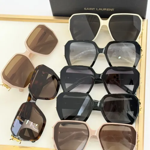 Replica Yves Saint Laurent YSL AAA Quality Sunglasses #1435039 $60.00 USD for Wholesale