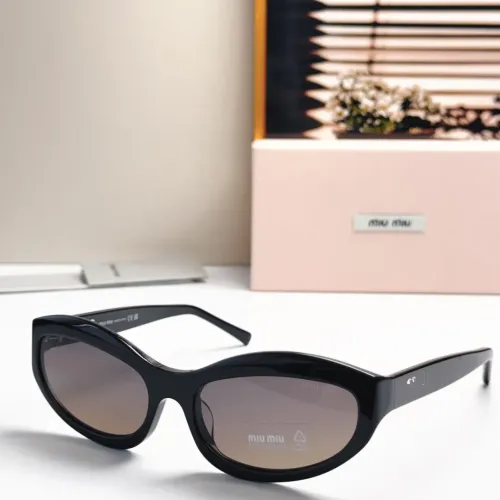 Cheap MIU MIU AAA Quality Sunglasses #1435061, $$48.00 USD On MIU MIU AAA Sunglasses