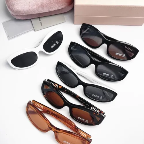 Replica MIU MIU AAA Quality Sunglasses #1435061 $48.00 USD for Wholesale