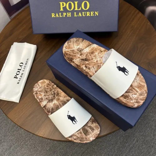 Replica Ralph Lauren Polo Slippers For Men #1435063 $45.00 USD for Wholesale